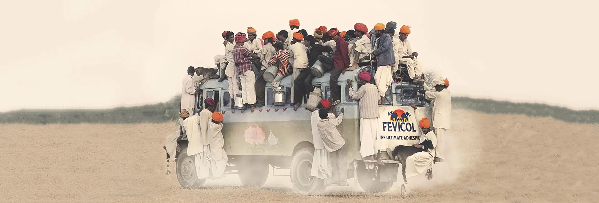 The Fevicol bus, from Pidilite's long-running campaign for the adhesive