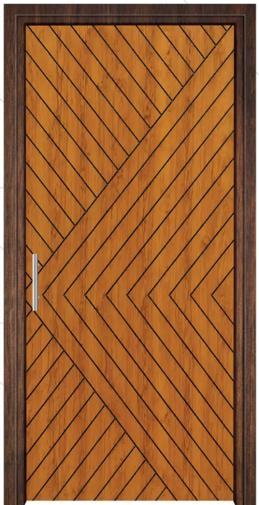 Fresh Apple Grooving Mica laminated door design FAM-1041