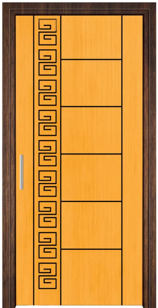 Fresh Apple Grooving Mica laminated door design FAM-1047