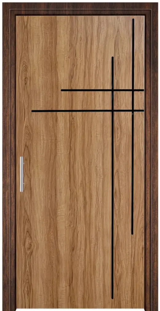 Fresh Apple Grooving Mica laminated door design FAM-1051