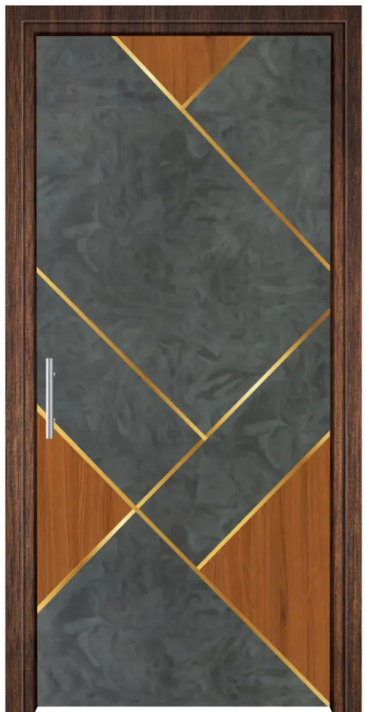 Fresh Apple T-Profile Mica laminated door design FAM-1058