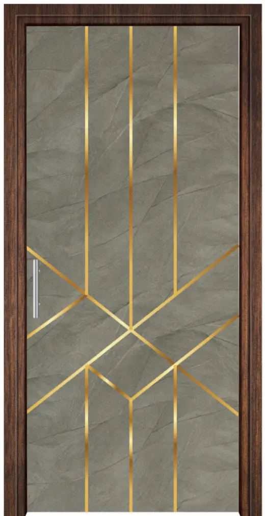 Fresh Apple T-Profile Mica laminated door design FAM-1062