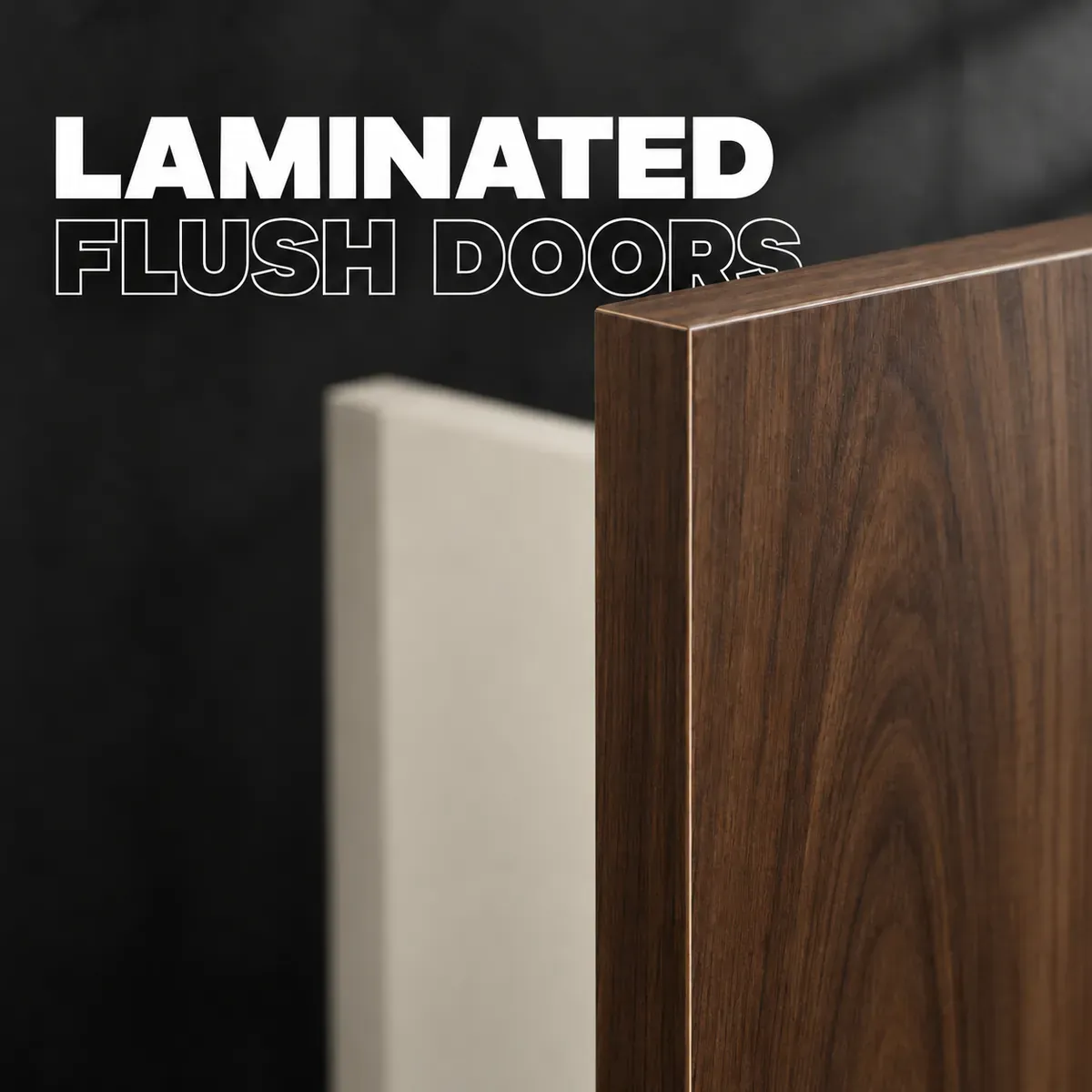 Laminated flush doors