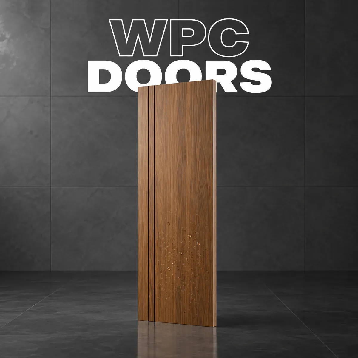 Laminated WPC doors