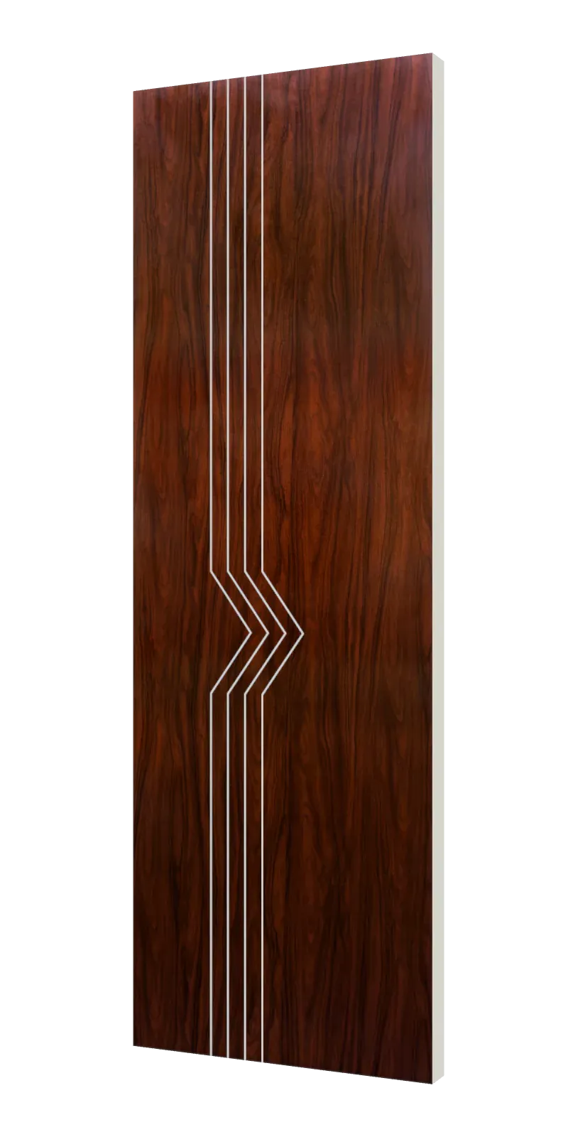Z-on grooving door design PVC / WPC 107
