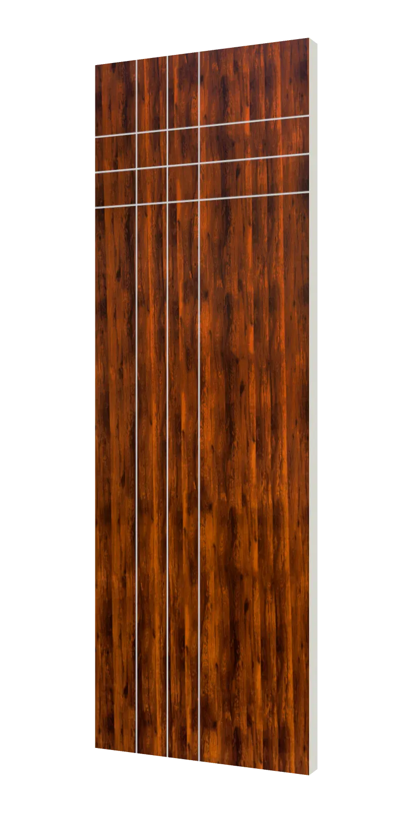 Z-on grooving door with inlay lines